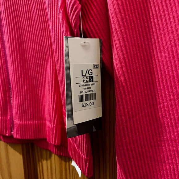 Sommer Ray Hot Pink Cropped Workout Jacket - Picture 2 of 3